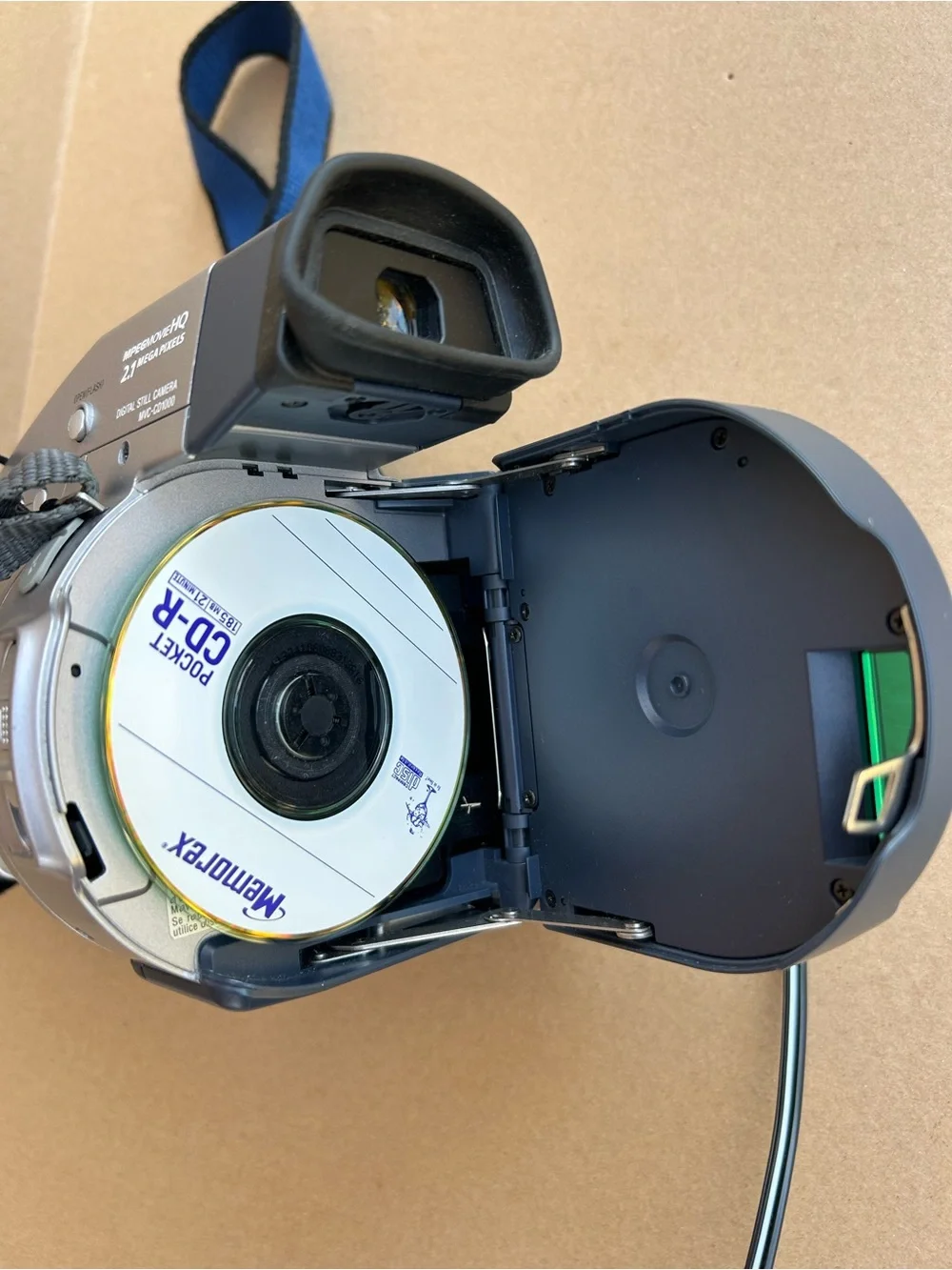 Sony Mavica MVC-CD1000 Digital Camera 2.1 Megapixels Tested Works